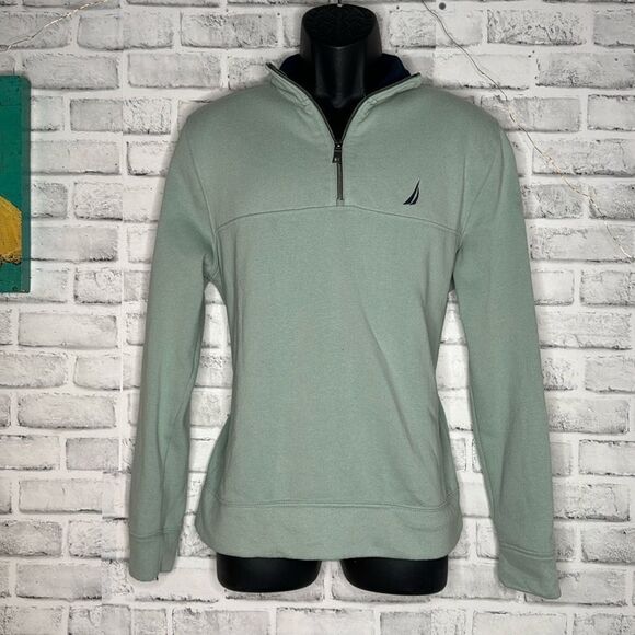Nautica Half Zip Pullover Sweatshirt Size Small - Picture 2 of 6